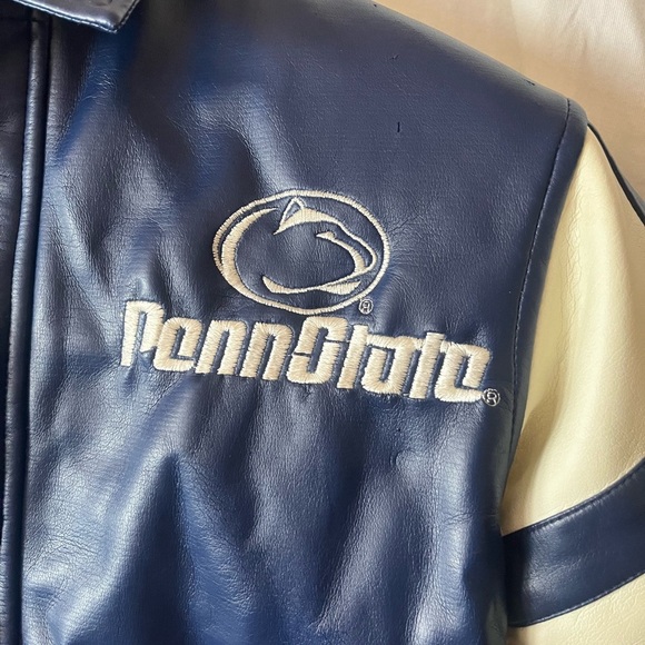 Officially licensed collegiate gear PENNSTATE CHILD XS letterman Style Jacket - Picture 2 of 5